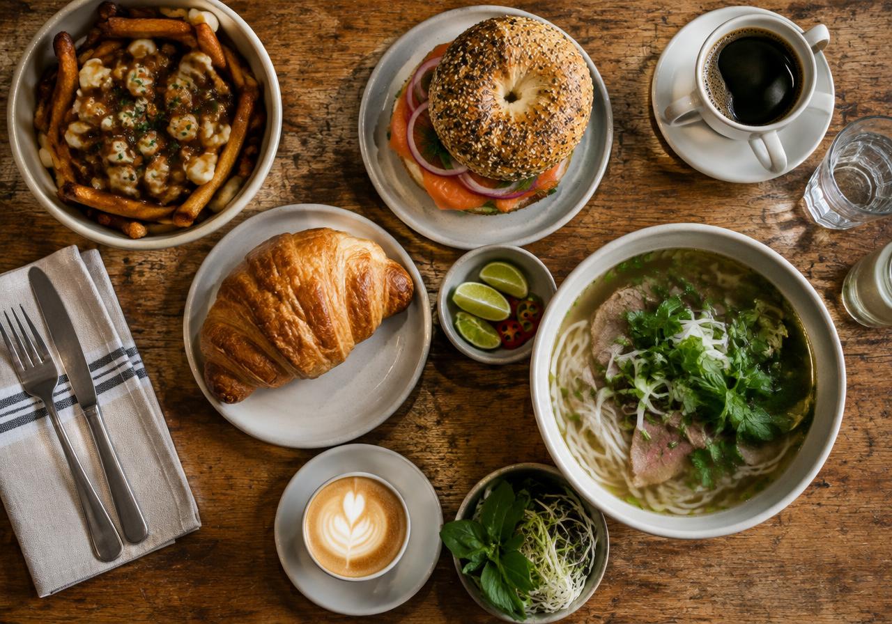 Repas de restaurant présenté sur EconoEat